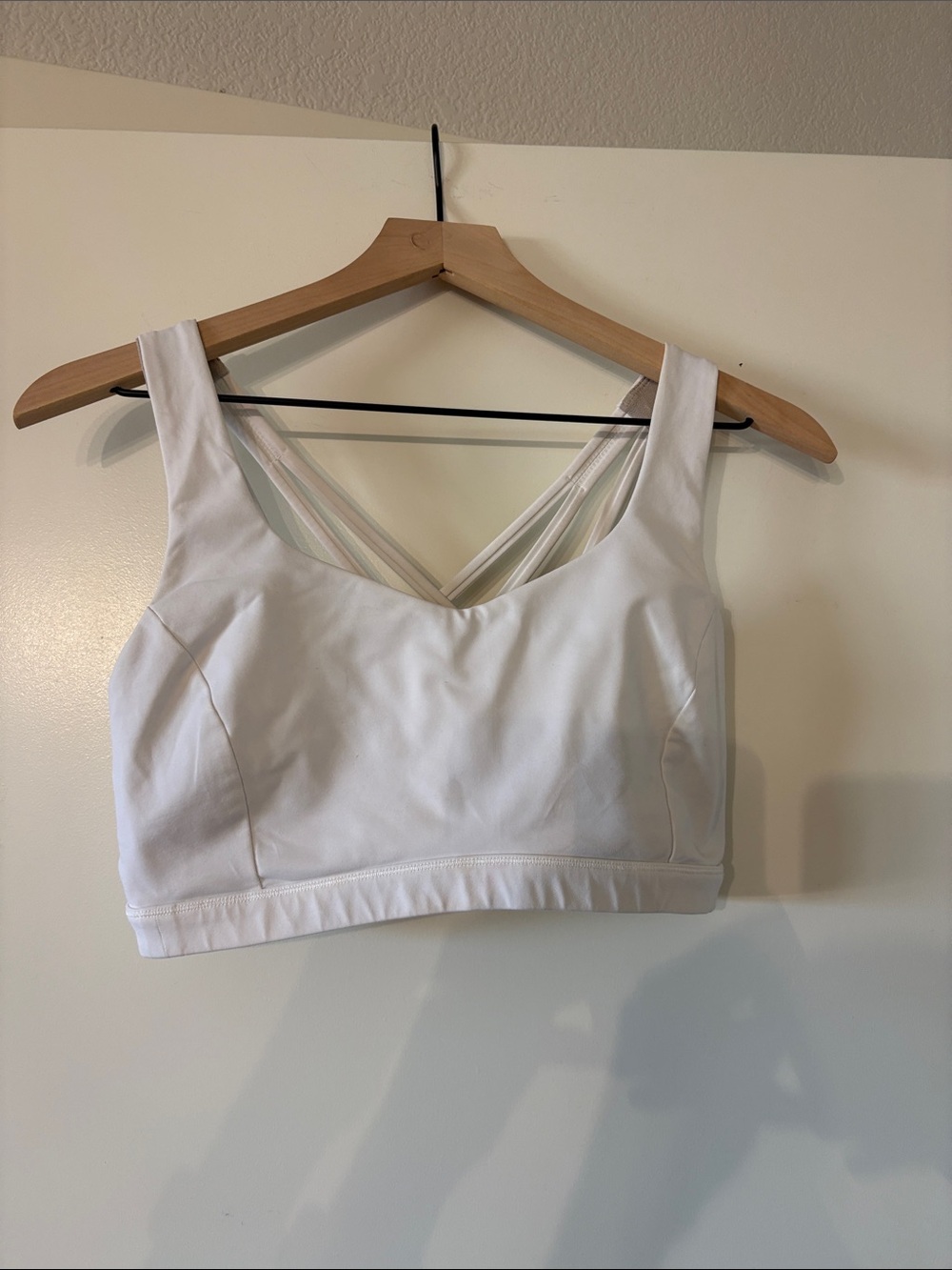 lululemon athletica White Strappy Sports Bra Tank